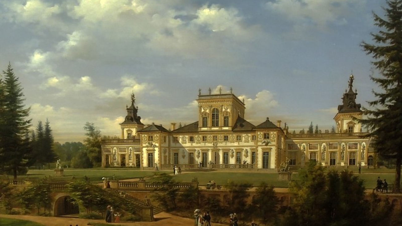 1834 r. pałac w wilanowie w warszawie i ogrody wilanowskie Wincenty Kasprzycki