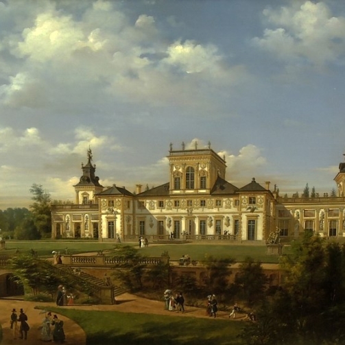 1834 r. pałac w wilanowie w warszawie i ogrody wilanowskie Wincenty Kasprzycki