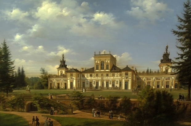 1834 r. pałac w wilanowie w warszawie i ogrody wilanowskie Wincenty Kasprzycki