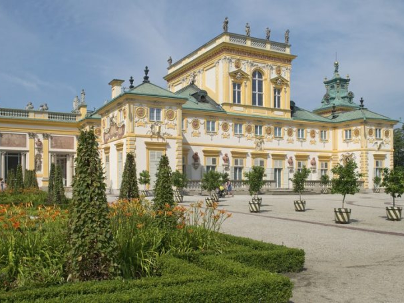 Ogród Wschodni, Taras Górny, Muzeum Pałacu Króla Jana III w Wilanowie