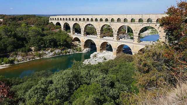 Akwedukt Pont du Gard we Francji wpisany na listę UNESCO