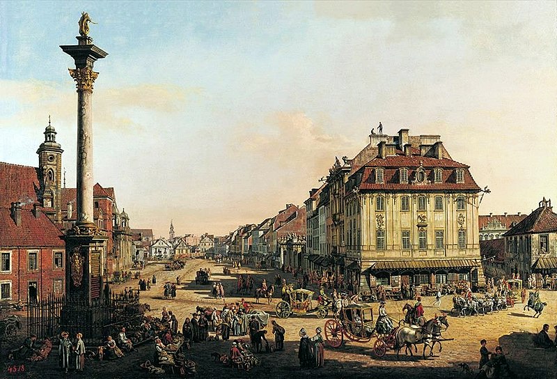 Bellotto - Canaletto - Krakowskie Przedmieście Warszawa