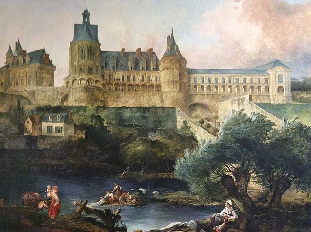 Robert Hubert - zamek Château de Gaillon