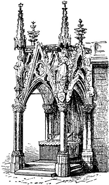 Cyborium w katedrze w Regensburg