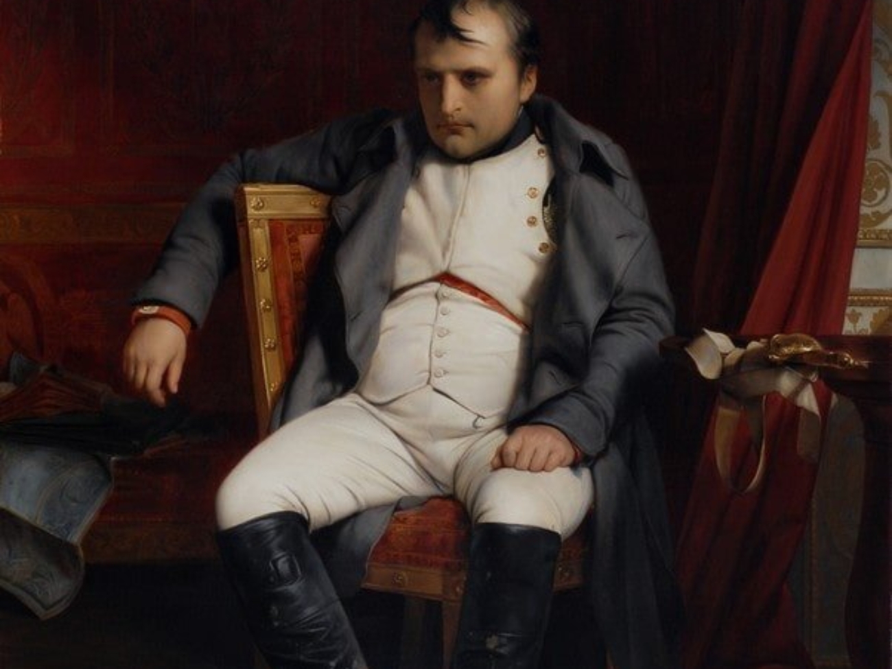 Obraz Napoleon Bonaparte - buty sprzedane