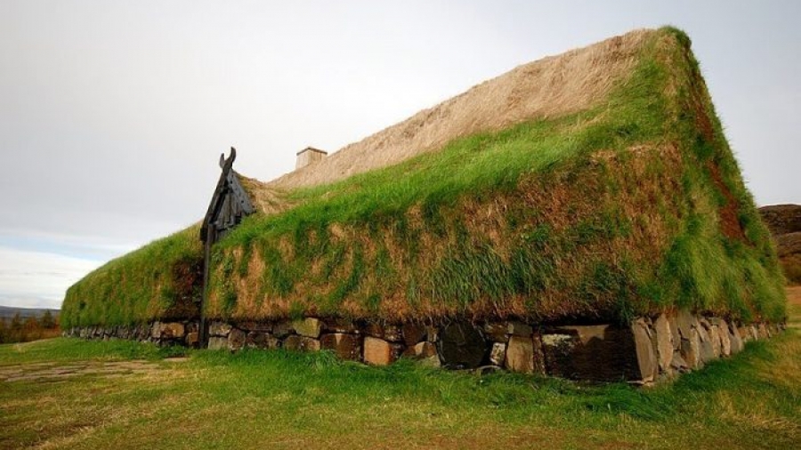 Rekonstrukcja Długiego Domu Wikingów