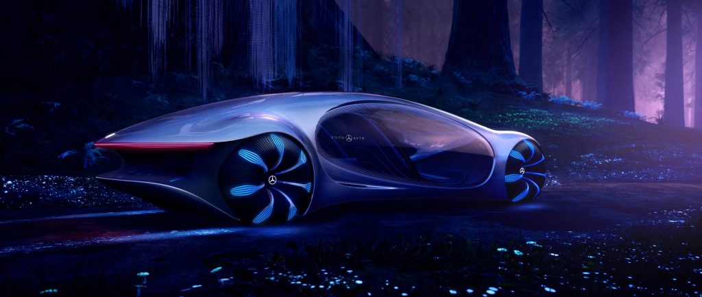 VISION AVTR - mercedes - designerskie i koncepcyjne auto przyszłości