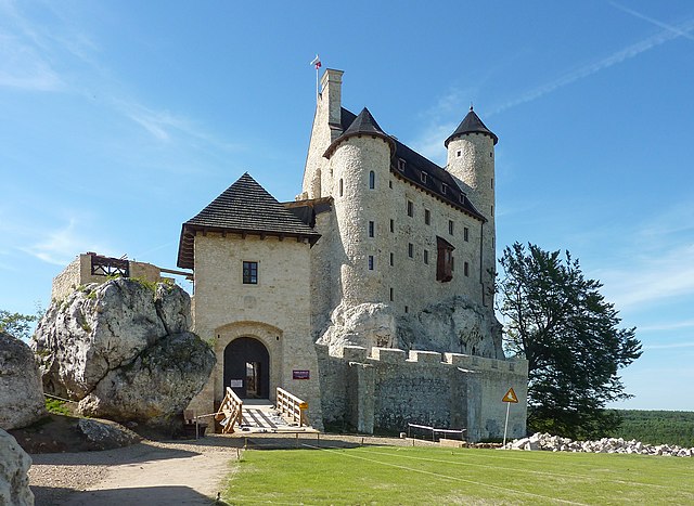 Zamek Bobolice - jura krakowsko częstochowska