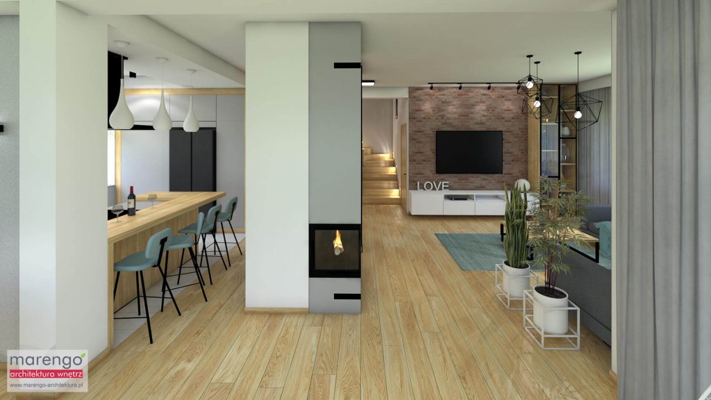 Przytulny dom w stylu industrialnym