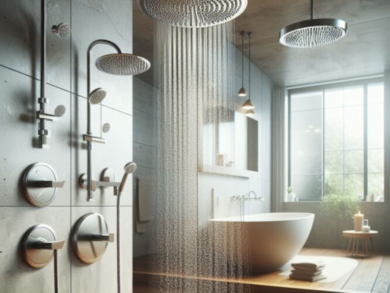 deszczownice prysznic