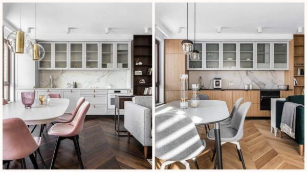 podłoga do salonu ciemna