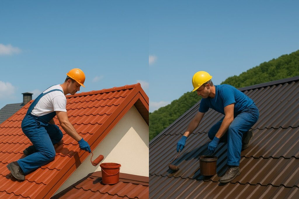 malowanie dachów w małopolsce