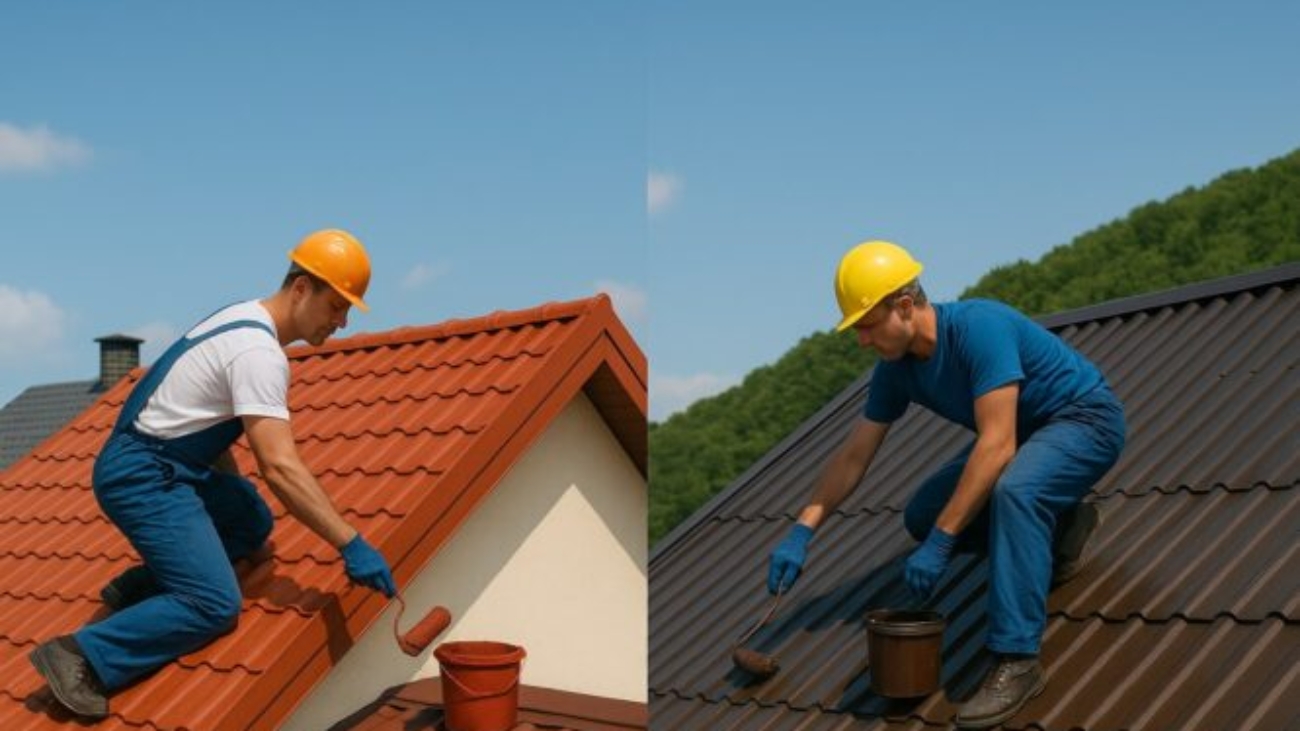 malowanie dachów w małopolsce