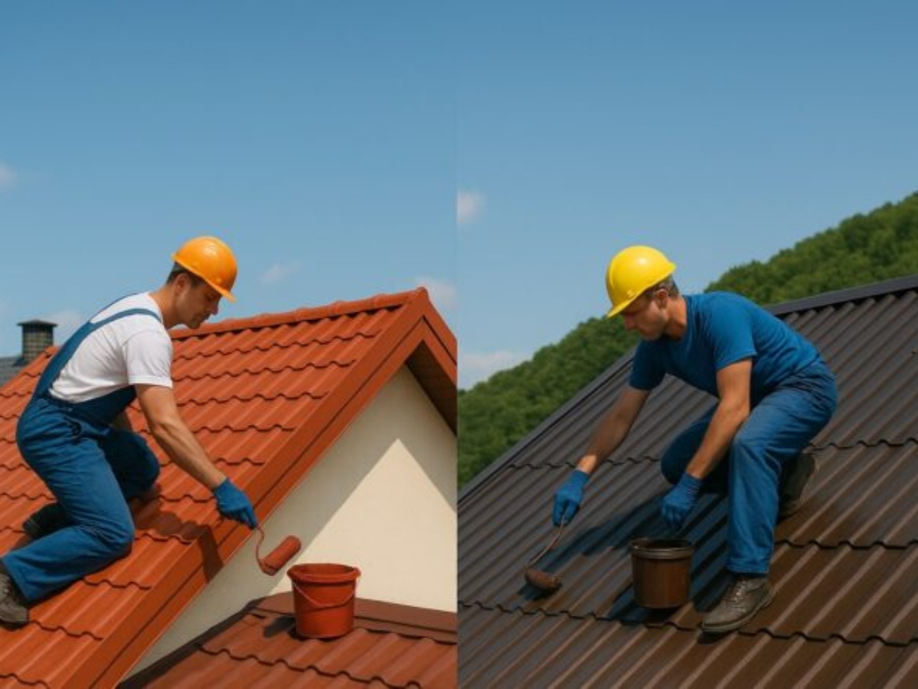 malowanie dachów w małopolsce