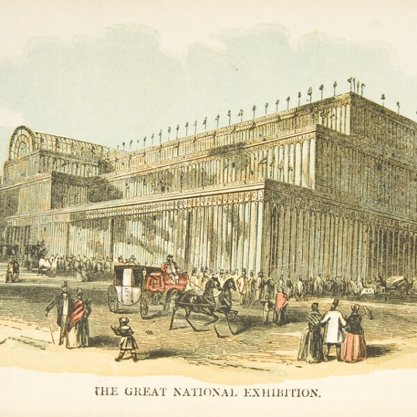 crystal palace wnętrze - londyn - joseph paxton 1851