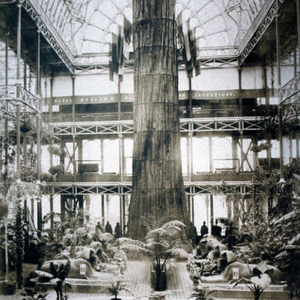 crystal palace wnętrze - londyn - joseph paxton 1859
