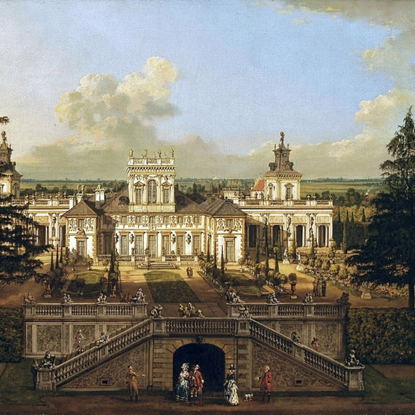 1776 r. Bernardo Bellotto pałac w wilanowie w warszawie i ogrody wilanowskie