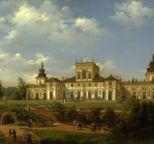 1834 r. pałac w wilanowie w warszawie i ogrody wilanowskie Wincenty Kasprzycki